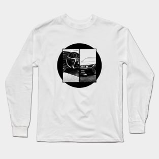 NISSAN SKYLINE GTS R31 Black 'N White 5 Long Sleeve T-Shirt